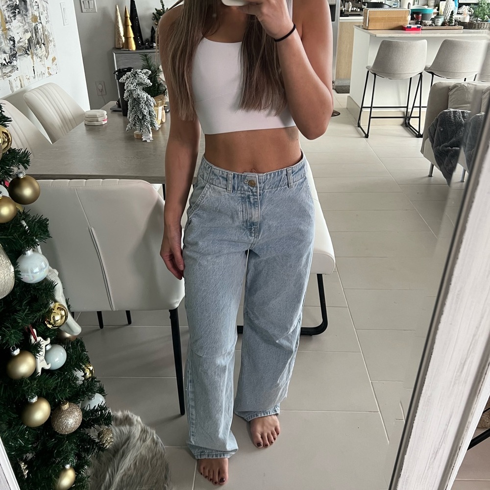 Zara balloon pants jeans boyfriend